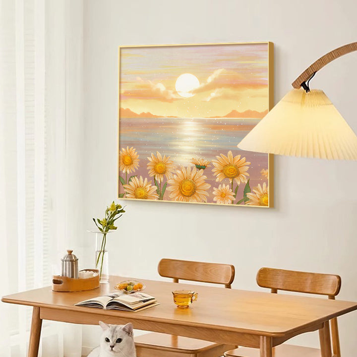 Floral Landscape Wall Art Print