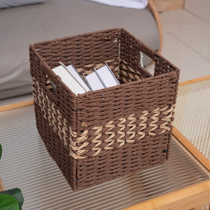 Decorative Woven Storage Cube