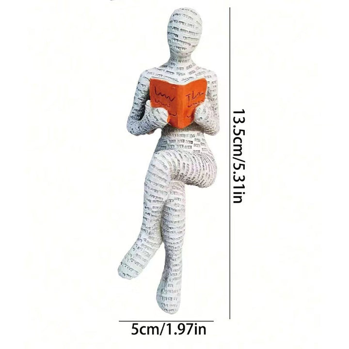 Relaxed Reading Figurine