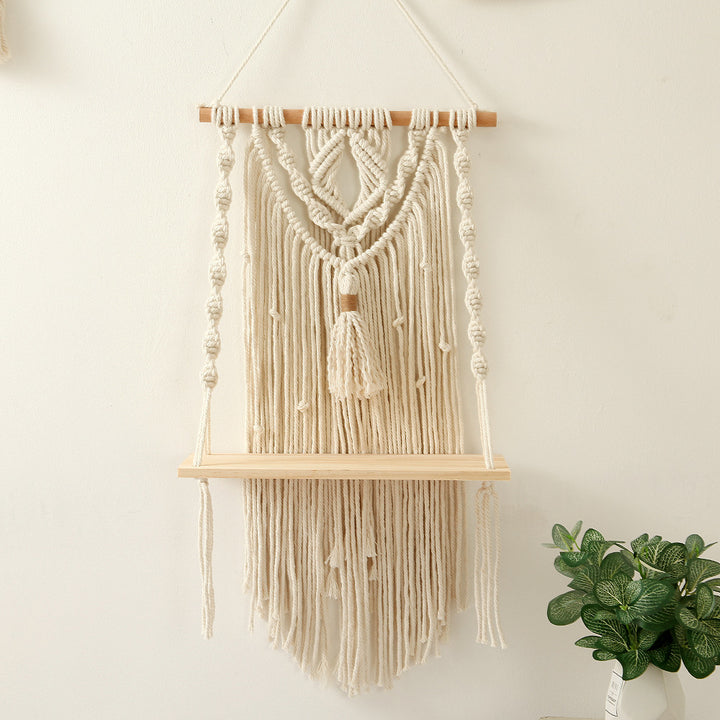 Decorative Macrame Shelf