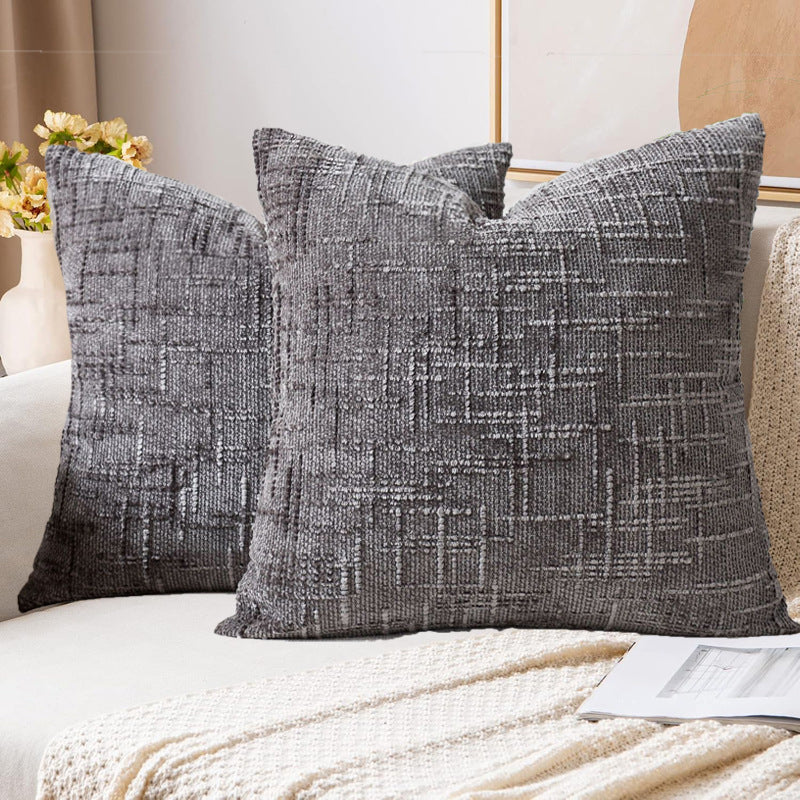 Luxurious Textured Decorative Throw Pillow