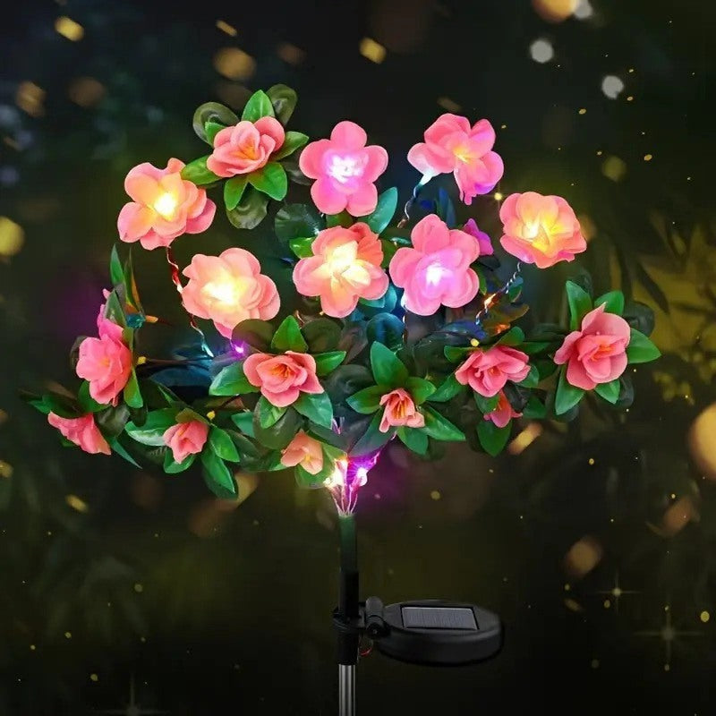 Realistic silk camellia bouquet with lifelike leaves and flexible stem