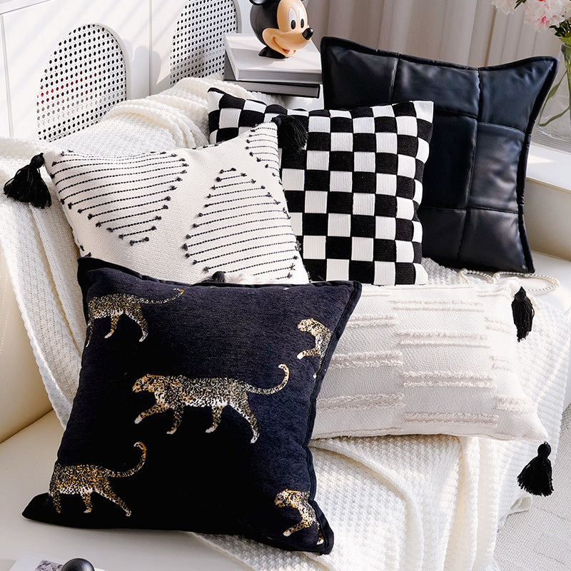 Abstract Woven Decorative Pillow