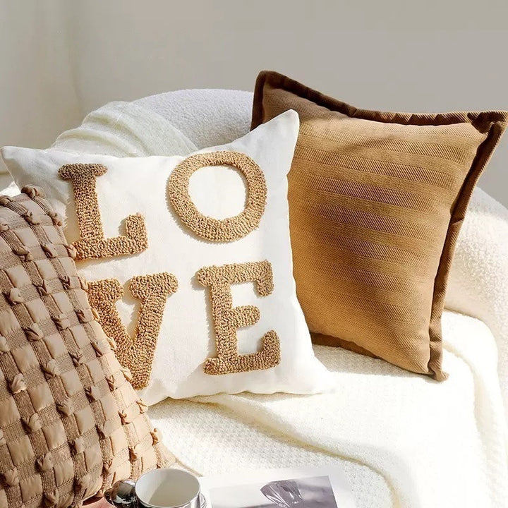 Textured Plush Throw Pillow