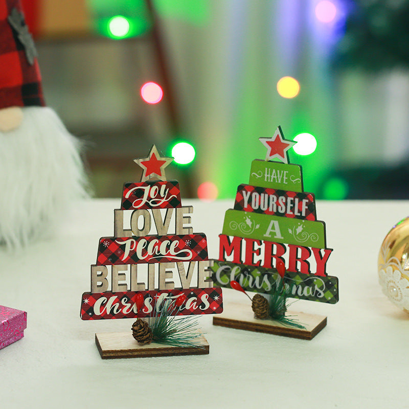 Decorative Christmas tree table item