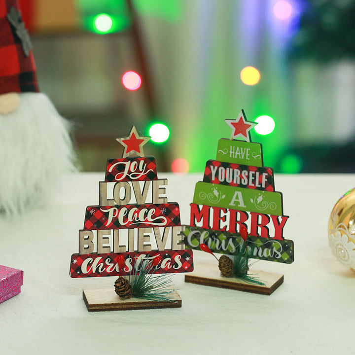 Decorative Christmas tree table item