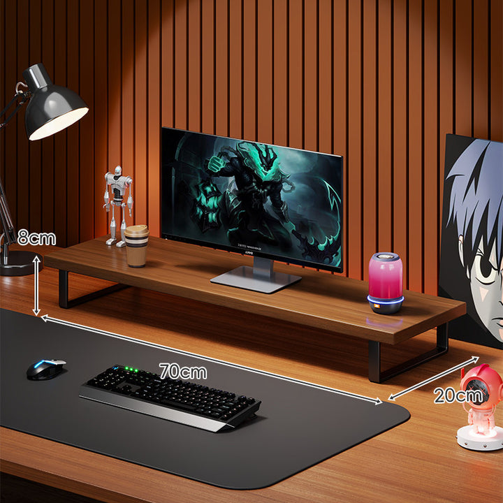 Solid Wood Monitor Riser Shelf