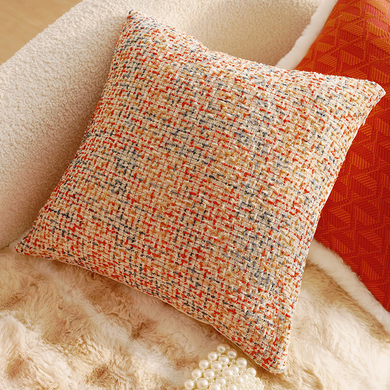 Artistic Textured Throw Pillow