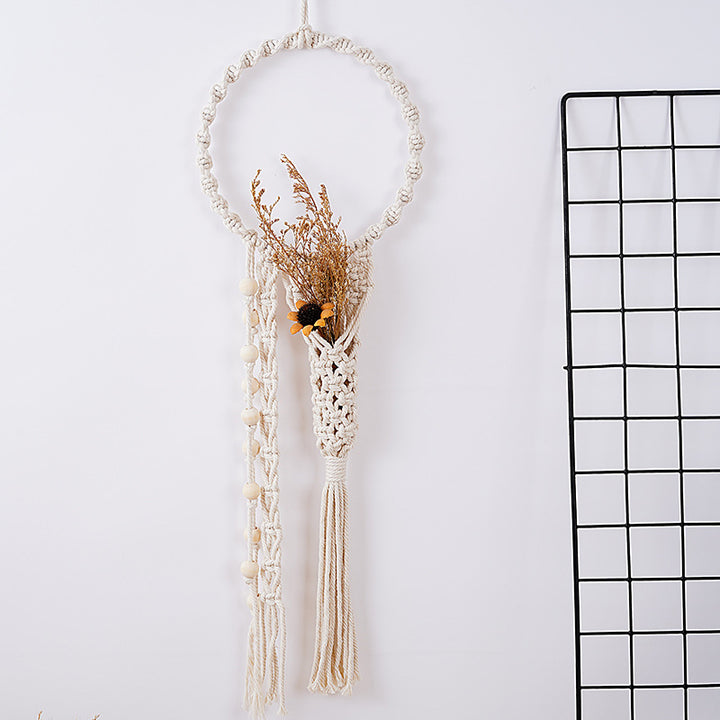 Bohemian Macramé Dreamcatcher Wall Hanging