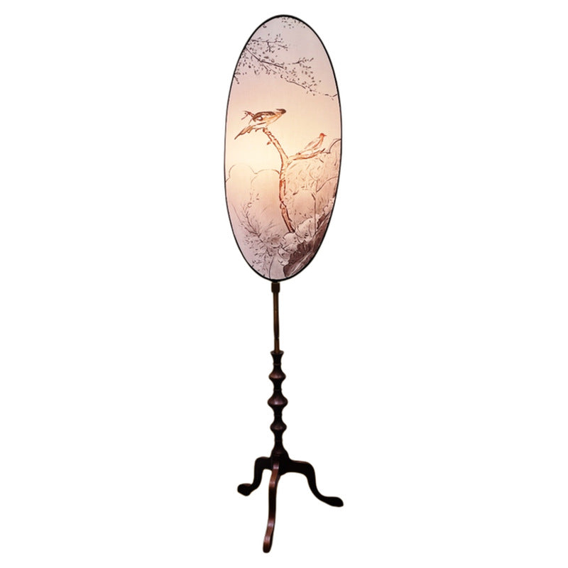 Elegant artistic floor lamp