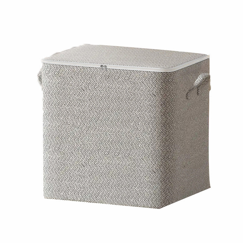 Premium Herringbone Pattern Storage Basket