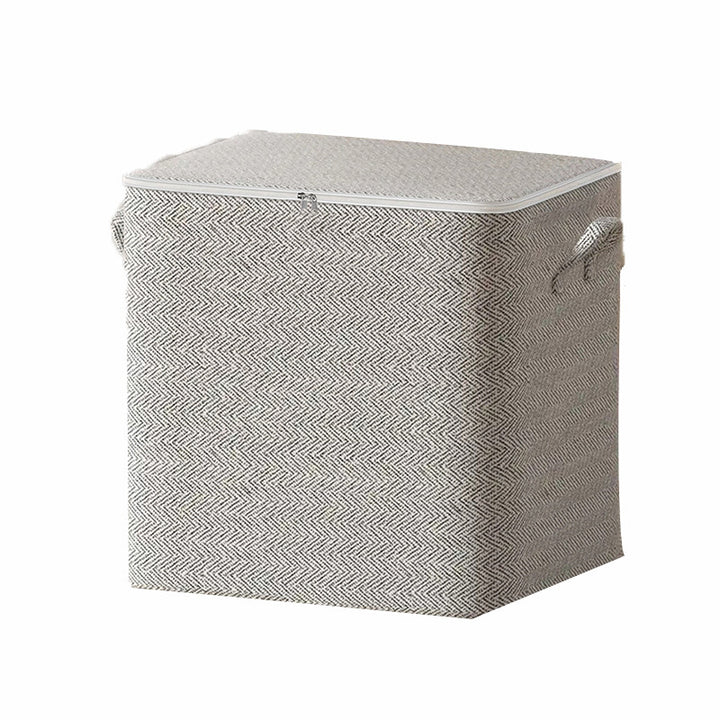 Premium Herringbone Pattern Storage Basket