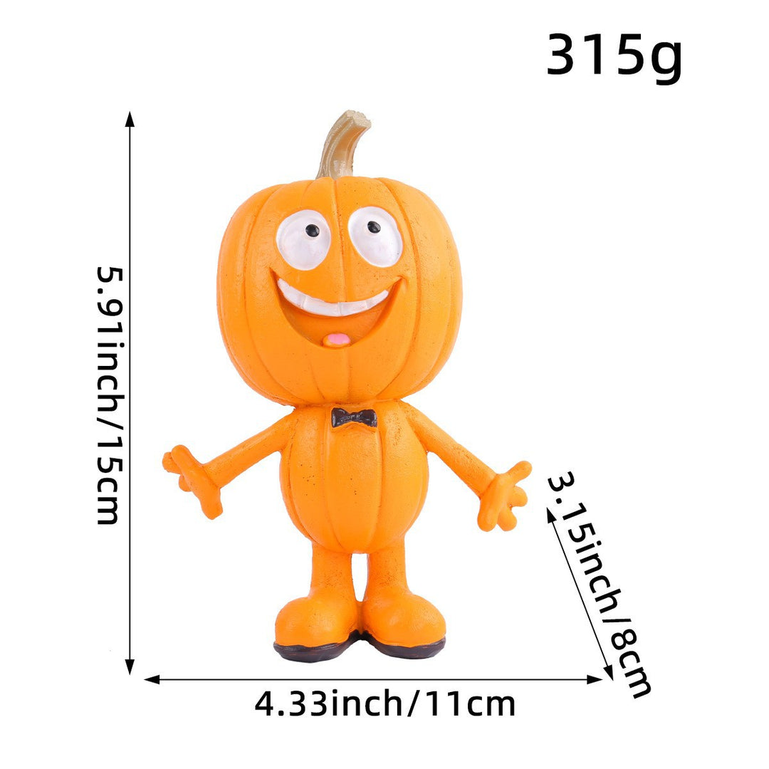 Funny Halloween Pumpkin Figure