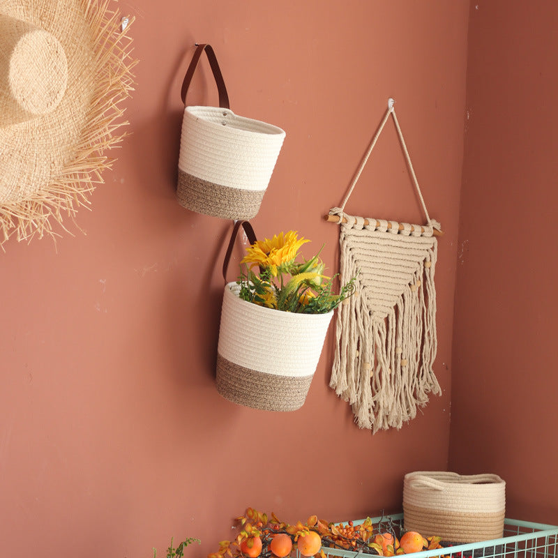 Handcrafted storage basket