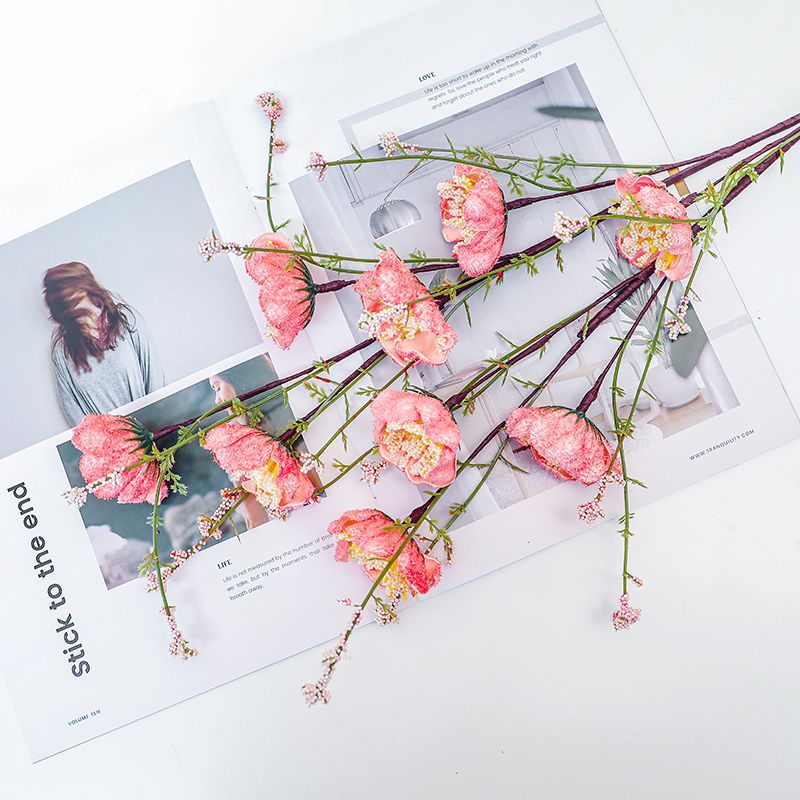 Elegant Decorative Faux Floral Stem