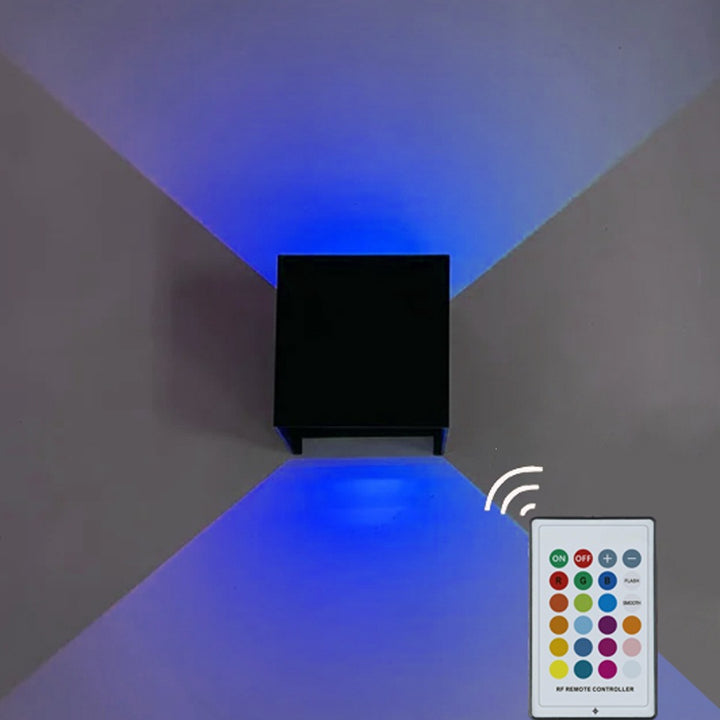 RGB color change wall light