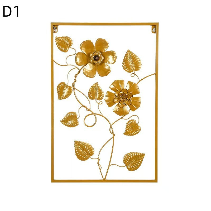 Floral Metal Wall Artwork