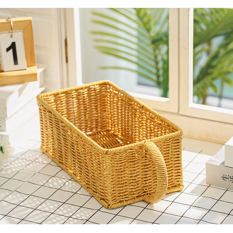 Home Storage Wicker Basket