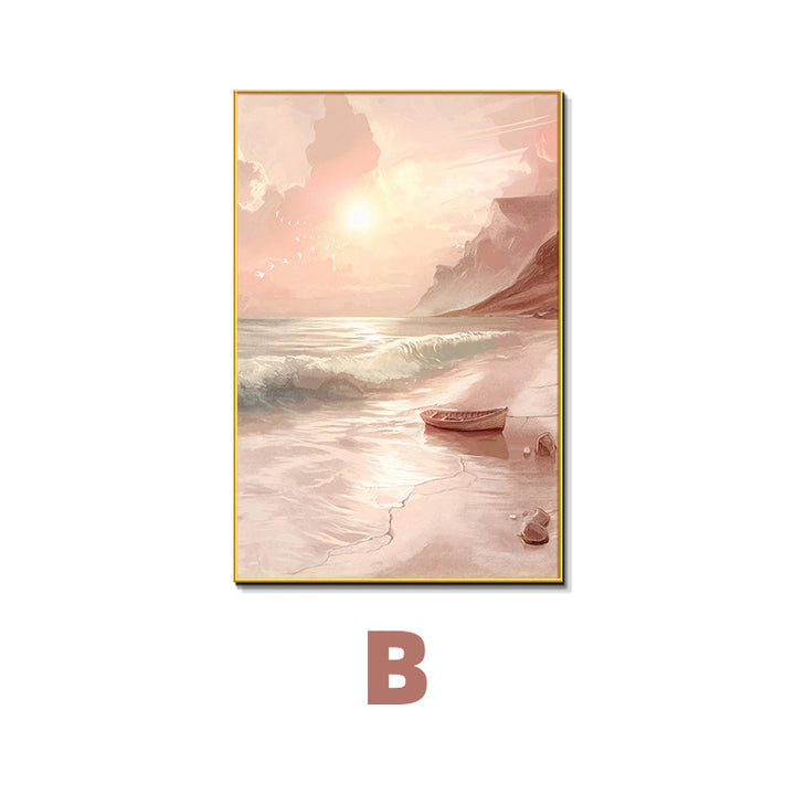 Beach Sunset Themed Canvas Wall Art