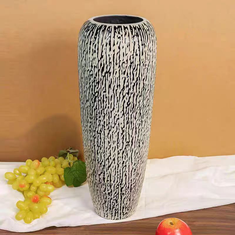 Decorative Textured Tall Vase