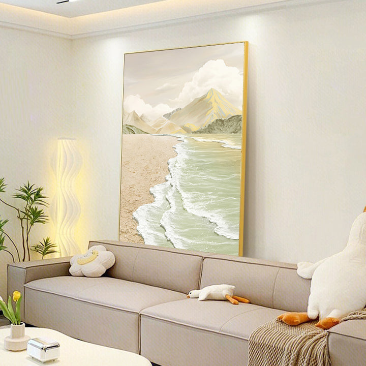 Abstract Scenic Coastal Landscape Art Print