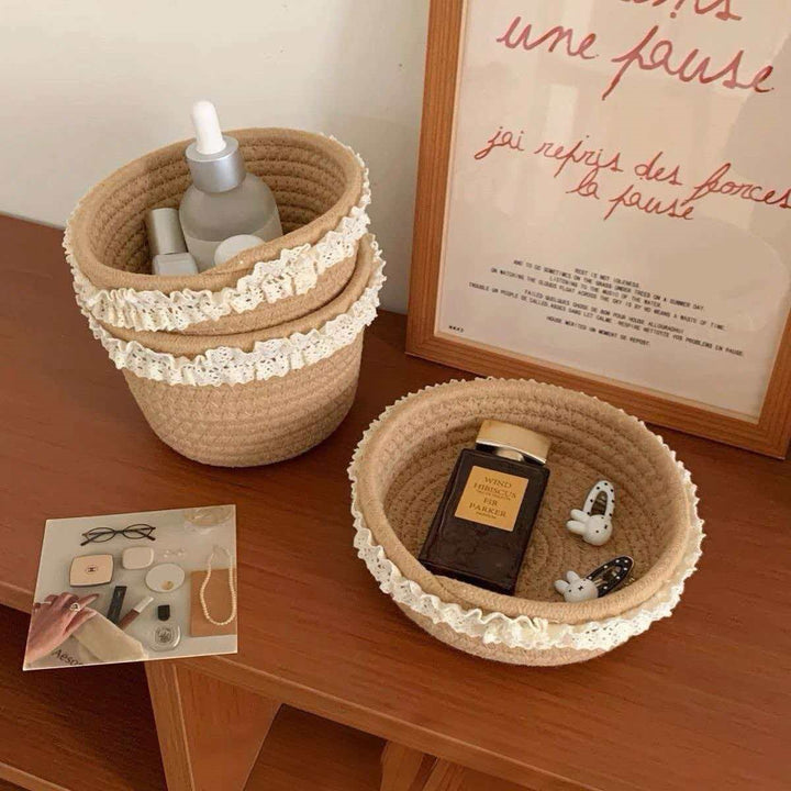 Handcrafted storage basket