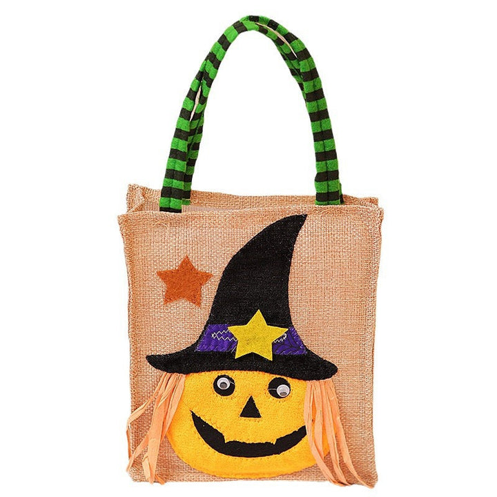 Halloween Shopping Bag with Cat Motif