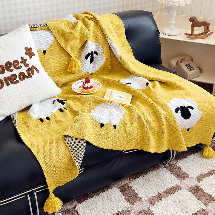 Home Decor Cozy Throw Blanket for Bedroom Comfort
