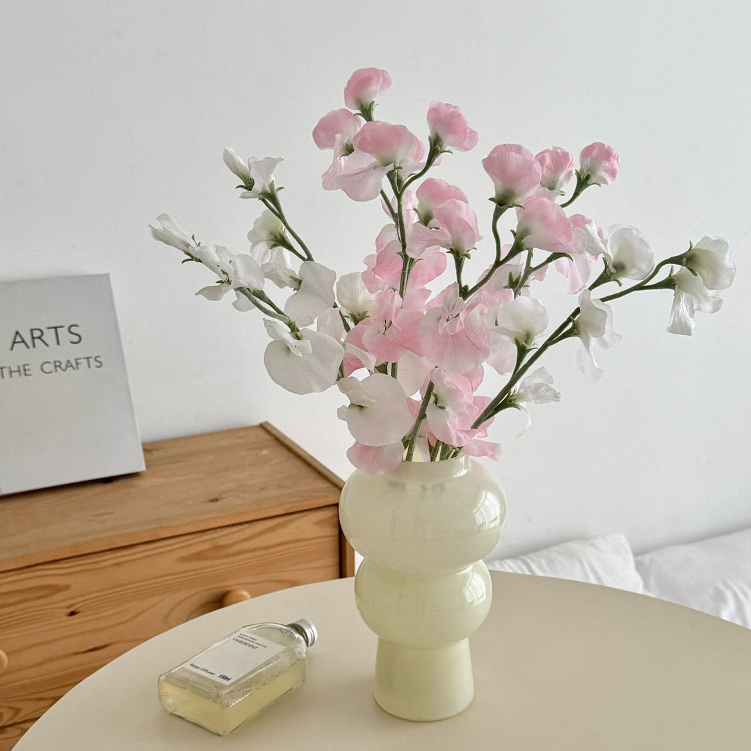 Elegant Faux Sweet Pea Stem