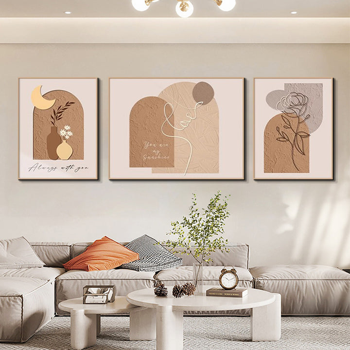 Decorative Three-Piece Art Print Set
