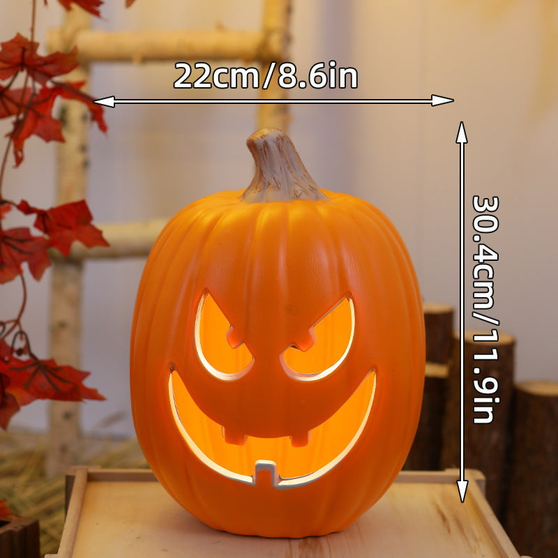 Ceramic Cat Pumpkin LED Tealight Holder