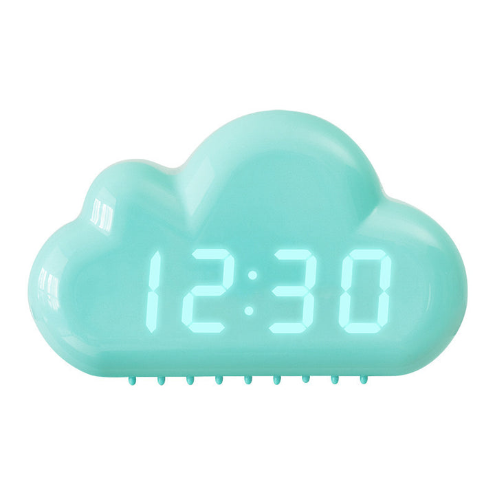 Cloud Clock with Digital LED Display