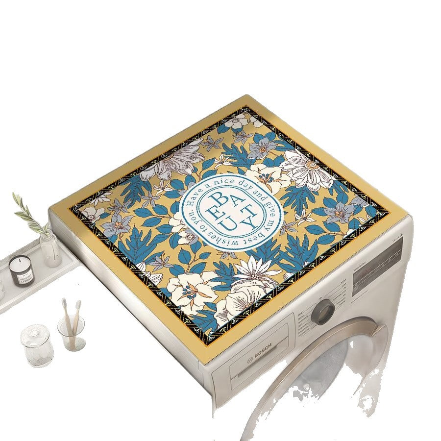 Decorative Floral Laundry Counter Mat