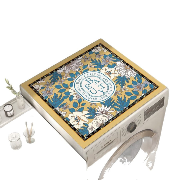 Decorative Floral Laundry Counter Mat