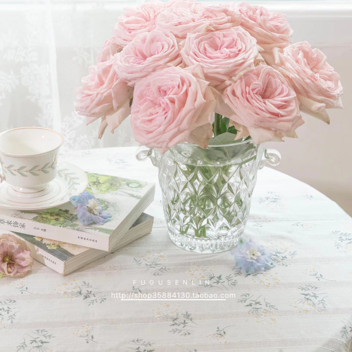 Decorative Crystal Flower Holder
