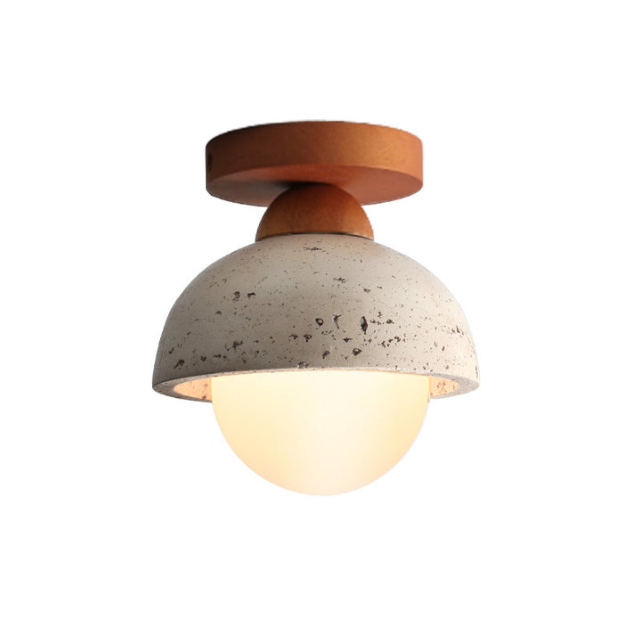 Modern Stone Glowing Ceiling Light