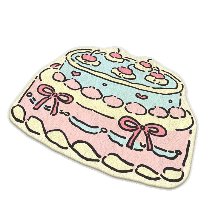 Children's Playful Cat-Shaped Area Mat