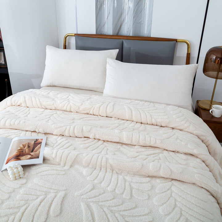 Soft Textured Plush Blanket