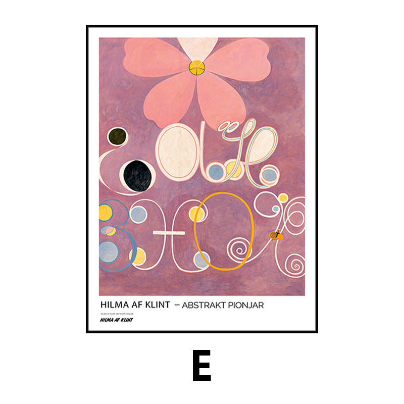 Framed Abstract Expressionist Art Print