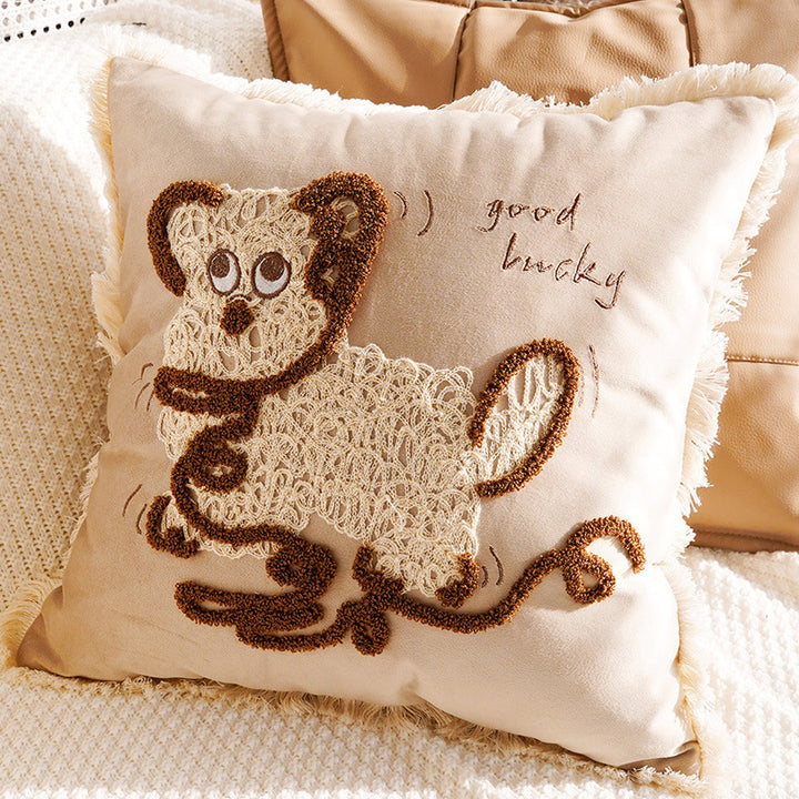 Decorative Floral Pattern Pillow