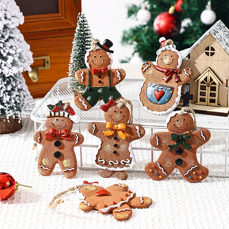 Decorative Christmas figure in gingerbread man design