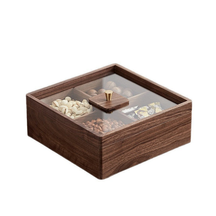 Elegant Wooden Snack Storage