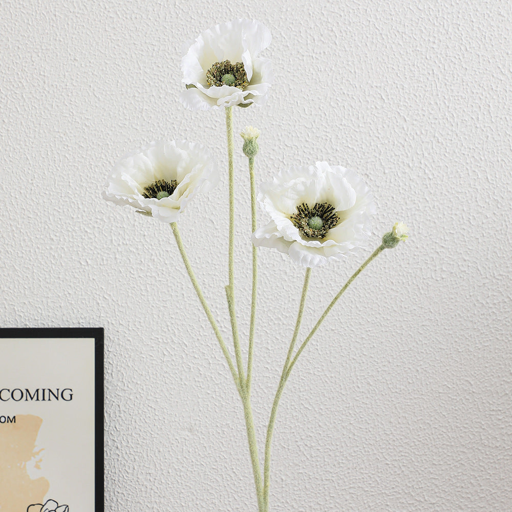 Artificial Romantic Poppy Bouquet