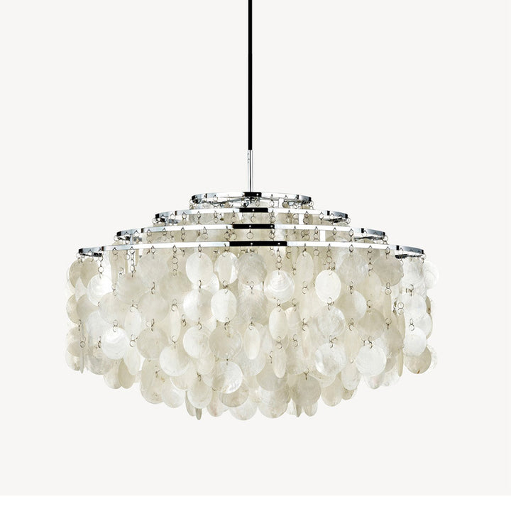 Muslin-inspired pendant light