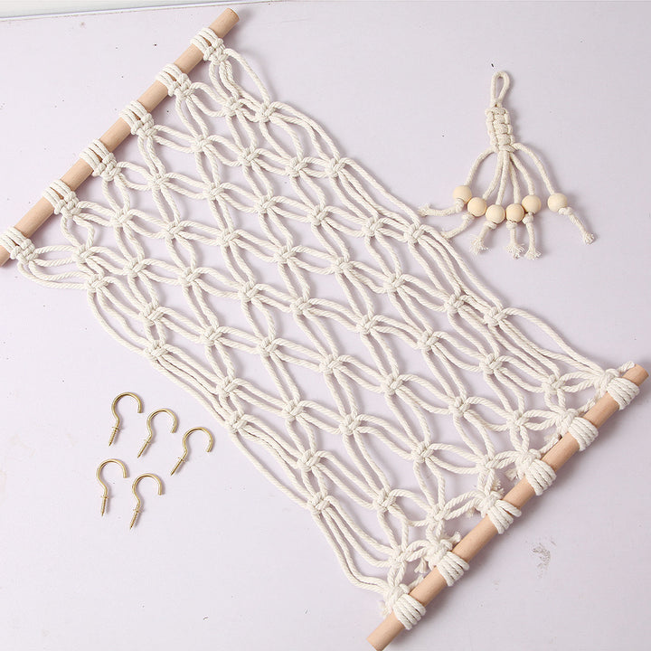 Macrame Wall Hanging Storage Organizer