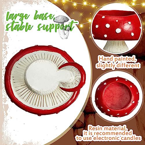 Decorative Mushroom Shaped Planter