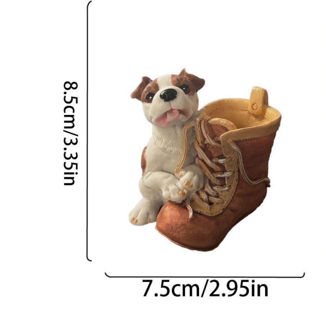 Retro Dog Planter