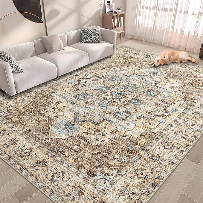 Vintage-Inspired Plush Area Rug