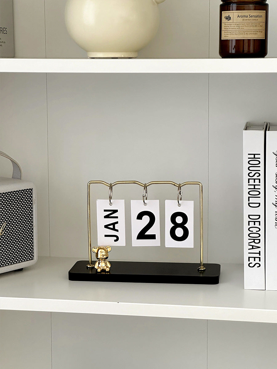 Stylish Perpetual Calendar Stand