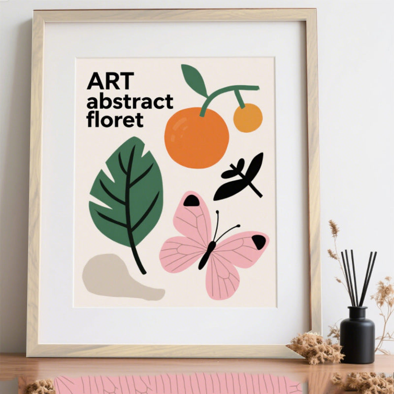 Abstract Botanical Wall Art Print